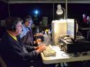 Some of the 40 meter crew, hard at work.  2001 Q's 40 SSB and 1158 on 40 CW